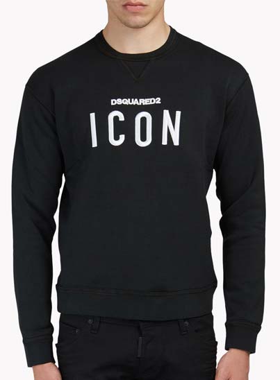 Sweatshirt noir « Icon » – Dsquared2 Sweatshirt noir « Icon » – Dsquared2
