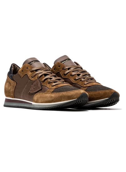 Basket Tropez « Mondial Brun » – Philippe Model Basket Tropez « Mondial Brun » – Philippe Model