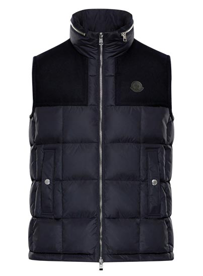 Blouson bleu foncé « César » – Moncler Blouson bleu foncé « César » – Moncler