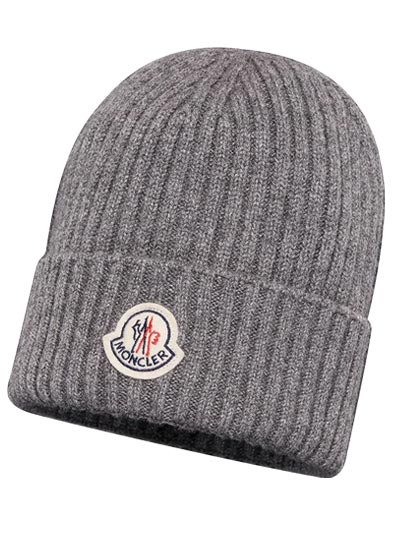 Bonnet tressé en cachemire – Moncler Bonnet tressé en cachemire – Moncler