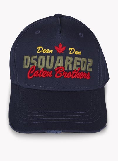 Casquette de Baseball « Caten Brothers » – Dsquared2 Casquette de Baseball « Caten Brothers » – Dsquared2