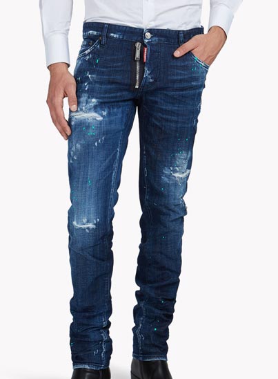 Jeans bleu délavé « Slim » – Dsquared2 Jeans bleu délavé « Slim » – Dsquared2