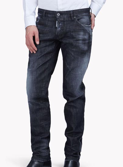 Jeans noir « Slim » denim – Dsquared2 Jeans noir « Slim » denim – Dsquared2