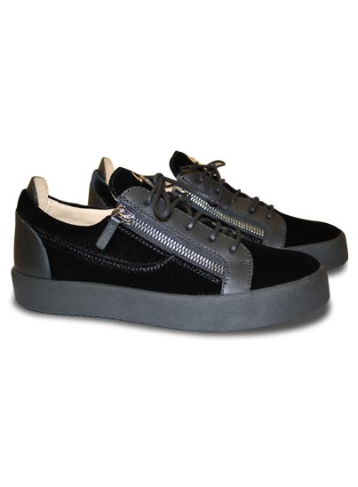 Basket noire velours – Zanotti Basket noire velours – Zanotti