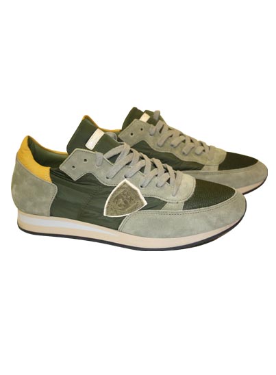 Basket Tropez « Mondial Kaki » – Philippe Model Basket Tropez « Mondial Kaki » – Philippe Model