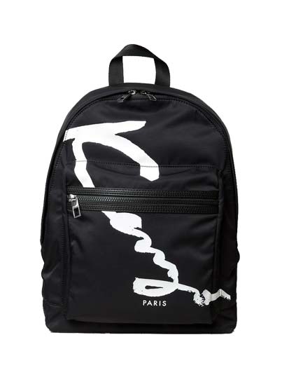 Sac à dos, compartiment zippé sur le devant, avec anse sur le dessus.