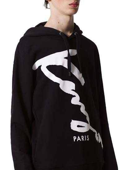 Sweatshirt Kenzo en coton à capuche pour homme.