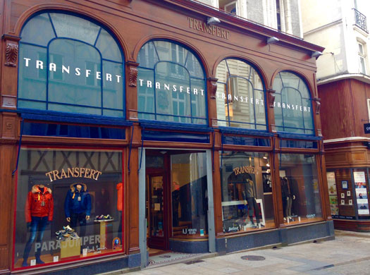 Transfert man - 5, rue de la fosse 44000 Nantes - magasin de vêtement pour homme.