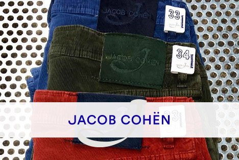 Jacob Cohen, retrouvez la marque dans les boutiques transfert man