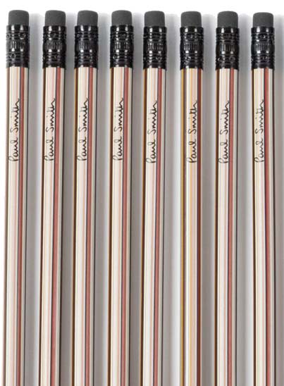 Set de douze crayons et sa boîte "signature stripe"