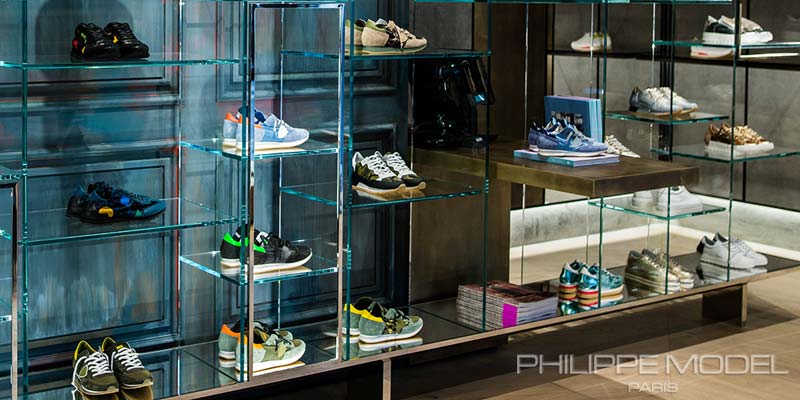 Retrouvez la marque de chaussure Philippe Model dans les boutique Transfert man