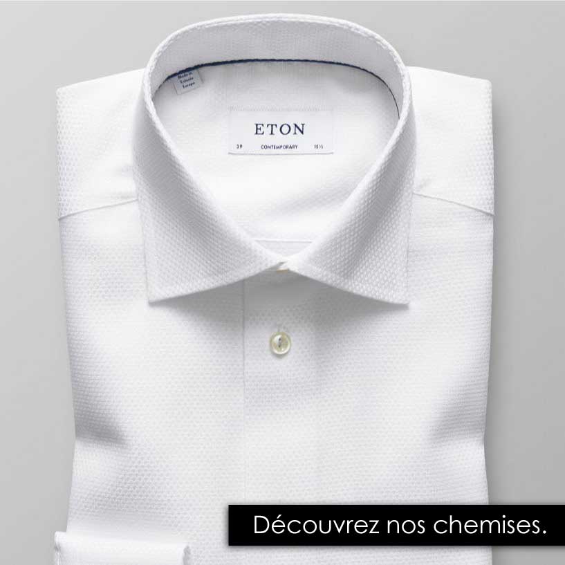 Chemises blanches, bleue, à rayures ou motifs - Hugo Boss