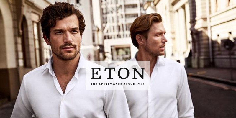 Présentation marque de vêtements, chemises Eton - Transfert man