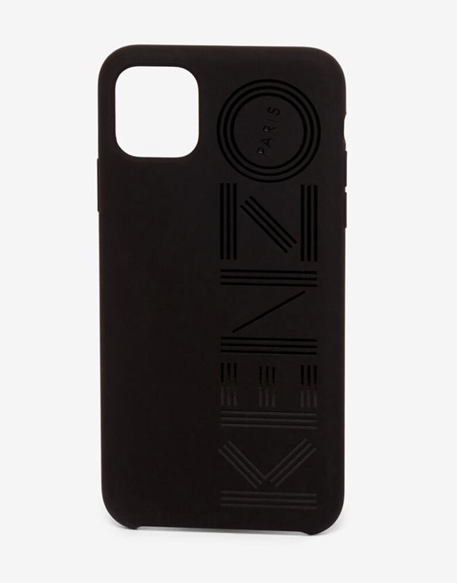 Coque iPhone, logo KENZO Paris au dos.