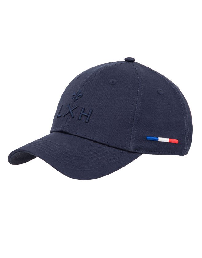 Casquette LXH en coton naturel double épaisseur. Logo LXH brodé en 3D.