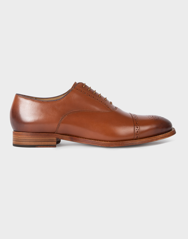 Fabriquées en cuir de qualité supérieure, ces chaussures brun roux "Philip" arborent un style Oxford.