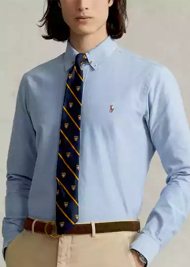 Pilier du style Polo depuis sa première apparition, la chemise Oxford est un basique polyvalent pour la garde-robe de chaque homme