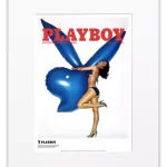 Affiche "Couverture Playboy 1977" - Image Republic. Les tirages 30 x 40 cm sont présentés sous passes-partout.
