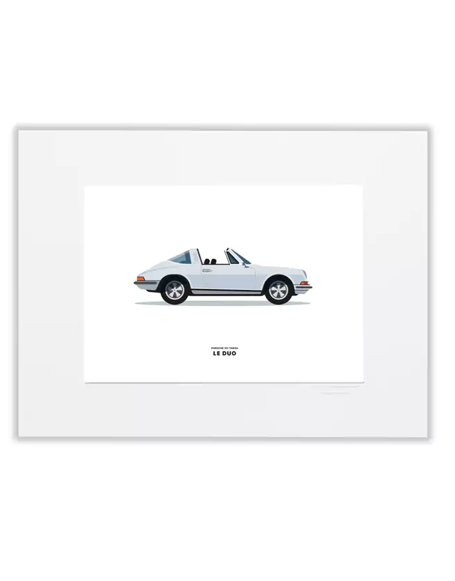 Illustration « Voiture Porsche 911 Targa » – Image Republic