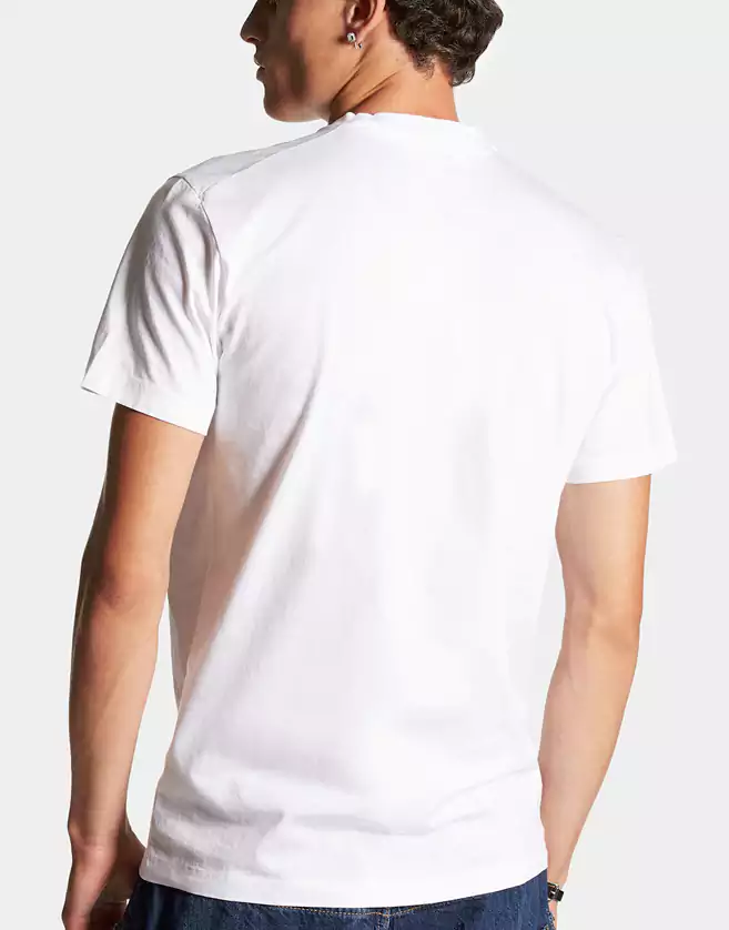 T-shirt Dsquared2 Icône Scribble ajusté