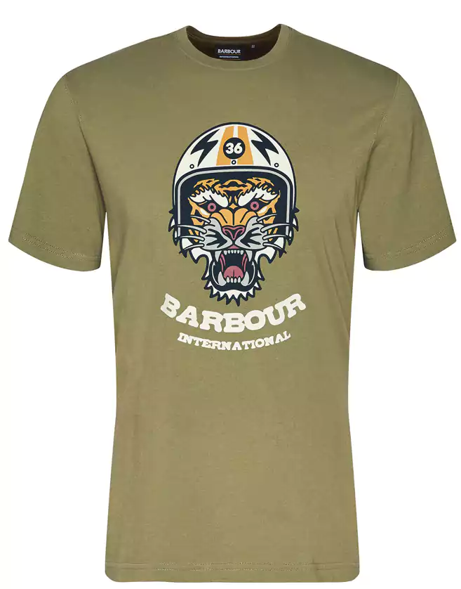 T-shirt Barbour en coton socket graphic