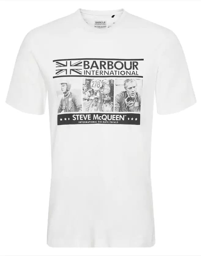 T-Shirt Barbour Steve McQueen  B.Intl