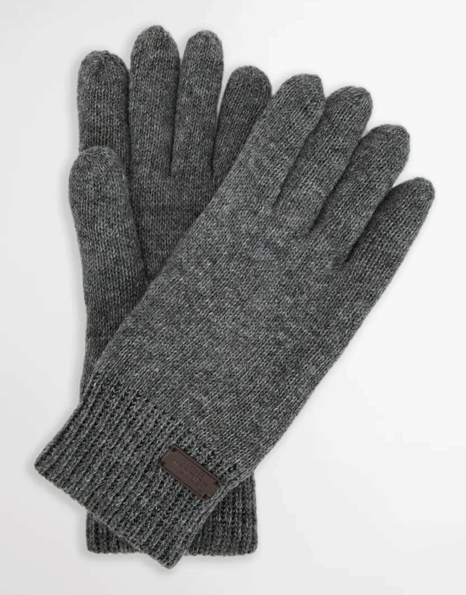 Fabriqués à partir d'un mélange de laine ultra-doux, ces gants tricotés sont dotés de poignets côtelés et d'un patch de marque Barbour pour une finition signature.