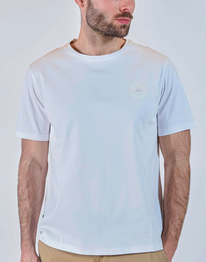 T-shirt Redskins Patrouille de France TERRA MERCERISE en coton mercerisé, col rond, logo PATROUILLE DE FRANCE...