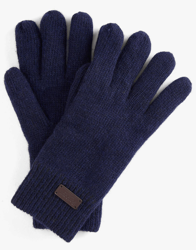 Confectionnés dans un mélange de laine ultra-doux, ces gants Barbour tricotés sont dotés de poignets côtelés et d'un écusson de la marque Barbour...